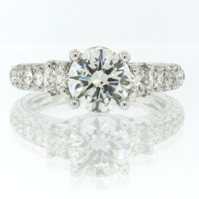2.77ct Round Brilliant Cut Diamond Engagement 