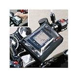 デグナー DEGNER ナビ等を収納可能 簡単脱着 ハンドルポーチ ブラック NB-35