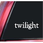 Twilight Logo Vinyl Decal Sticker - White