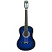 38" Blue Acoustic Guitar