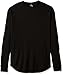 Southpole Men's Big and Tall Long Sleeve Scallop Thermal with Moto Biker Details