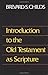 Introduction to Old Testament as Scripture