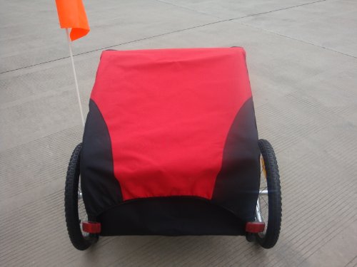 Skiiddii Red / Black Bicycle Cargo Trailer *Next Day Delivery