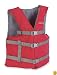 Stearns Adult Classic Life Jacket(Red,Universal Size)
