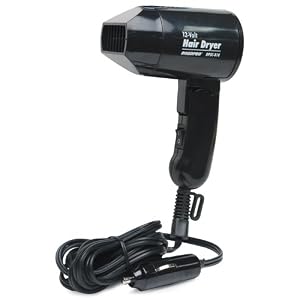 RoadPro RPSC-818 12V Hair Dryer/ Defroster with Folding Handle