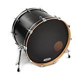 Evans Onyx Resonant Bass Drum Head, 20 Inch