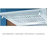 Baumatic 60cm Standard Chimey Cooker Hood 600mm White STD6.2W
