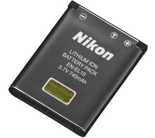 Nikon EN-EL10 Lithium-ion Battery for Nikon Coolpix S80, S5100, S4000, S3000, S600, S570, S520 & S210 Digital Cameras (Retail Packaging)