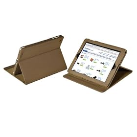 TeckNet� iPad 2 Advance Multi-Function Leather Case / Cover / Stand / Flip Case For New Apple iPad 2, With Magnetic Sleep Wake Sensor Feature - Grey