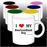I Love/Heart Newfoundland Dog Mug (Your Choice of Colors)