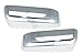 Razer Auto Triple Chrome Plated Top Half Mirror Cover Caps Trim Pair (Does not fit Towing Mirrors) for 2009-2014 Ford F150