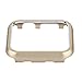 Clatune Aluminum Alloy Bumper Case Protective Metal Frame Cover Shell Compatible with 38mm Apple Watch Series 3/2/1 - Gold
