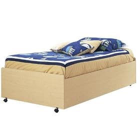 Loft Lower Bunk on Casters - Natural Maple