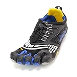(ビブラム) vibram five fingers ファイブフィンガーズ 5本指シューズ M3785 KOMODOSPORT LS Black/Blue M44(28.7cm) [並行輸入品]