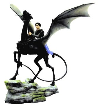 Childrens Toyshop  Toys : Harry Potter on Thestral Polystone Statue from Harry Potter and The Order Of The Phoenix