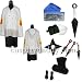 Naruto Hinata Hyuuga cosplay costume shoes props full set Cosplay Costume Customized Any Size