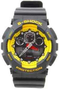 Bahosi Men's S - SHOCK - Military Series Watch in Black/Yellow