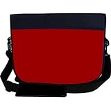 IMAGE OF Ruby Red Color Design NEOPRENE Laptop Sleeve Bag Messenger Bag - Laptop Bag -Notebook Bag - for Macbook Pro, Aspire, Samsung, Acer, ASUS, Dell, HP, Lenovo, Sony, Toshiba Unisex - Ideal Gift for all occassions!
