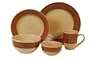 Gibson Retreat 20 pc Dinnerware Set, Orange