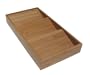 Seville Classics Bamboo Spice Rack Drawer Tray