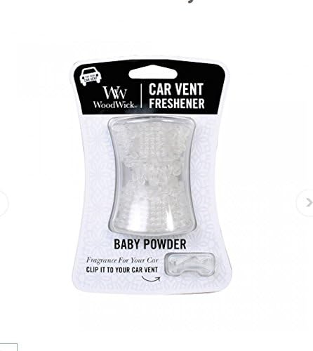 Virginia Woodwick Car Vent Clip - Baby Powder