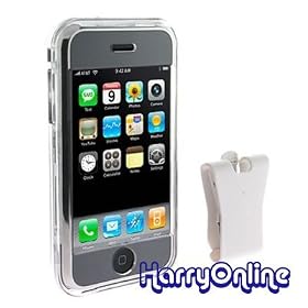 3 Piece Value Combo Deal: Crystal Clear Snap-On/Clip-on Hard Case + Car/Vehicle Charger + Travel/Home Charger for Apple iPhone. The Case Comes with a Removable Belt Clip and the Chargers Are Compatible To iPod Mini, Nano, Classic, Touch