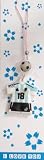 Cell Phone Charm Argentina Soccer Jersey Lionel Messi