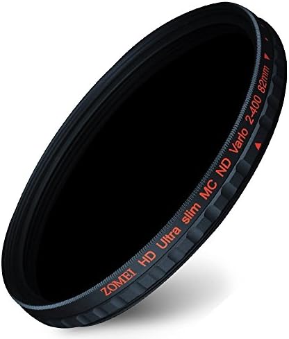 Zomei Ultra Slim HD 18 Layer Super Multi-Coated SCHOTT Glass PRO Fader Variable Density Neutral Gray ND X Lens Filter - (82mm)