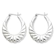 Sterling Silver Hoop Earrings