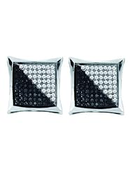 0.50CTW DIAMOND MICRO PAVE EARRINGS