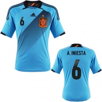 Spanien Iniesta Trikot Away 2012, M Spanien Iniesta Trikot Away 2012, M
