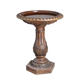 Bond Y97030 Torrie 29 inch Fiberglass Birdbath by 