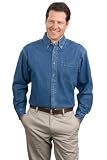 Port Authority - Heavyweight Denim Shirt. S100