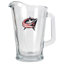 Columbus Blue Jackets NHL 60oz Glass Pitcher - Primary Logo by Great American Products