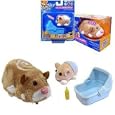 Zhu Zhu Pets Hamster and Baby - Mr Squiggles and Peanut