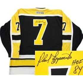 Buy Phil Esposito Boston Bruins NHL Hand Signed Authentic CCM Blue Jersey