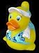 Exercise Girl Work Out Rubber Ducky