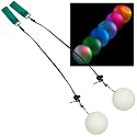 Rechargeable Alternator Glow Poi - Rainbow