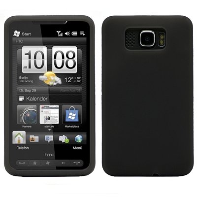 Logotrans Standard Series Silikon Schutzh&uuml;lle f&uuml;r HTC touch HD 2 schwarz Preisvergleich