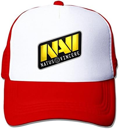 TTGHAT Navi Natus Vincere Logo Printing Snapback Cap Sun Visor Baseball Mesh Hat Red