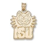 Idaho State New Isu Bengal Head Charm/Pendant -14K/10K, Stainless Steel or Gold Plated