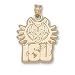  : IDAHO STATE NEW ISU BENGAL HEAD CHARM/PENDANT 14K/10K STAINLESS STEEL OR GOLD PLATED