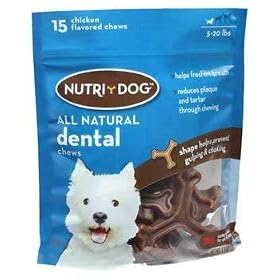 (Price/1)3m Nutri - dog Dental Chews Sm 15ct