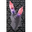 Dual Filament Purple and Orange Halloween String Lights - Set of 100
