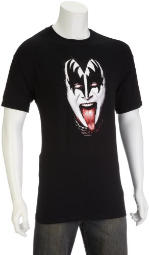 Mens Kiss Gene Face Black Medium