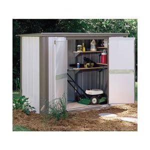 Click to buy Arrow Ezee Locker 8' x 3' Outdoor Storage Shed from Amazon!