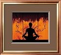 Mukesh in a Yoga Position Framed Art Poster Print by Olivier Follmi, 20x18