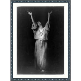 Historic Print (XL): [Isadora Duncan, full, standing, with upraised arms, in Ave Maria