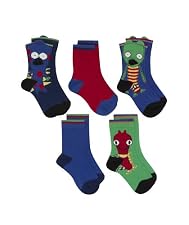 3D monster socks - 5pk