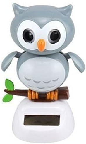 SZNEX Solar Powered Dancing Blinking Owl Motion Novelty Toy Gadget For Kids Baby